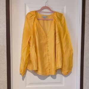 Antonio Melani Button Down Blouse, XL